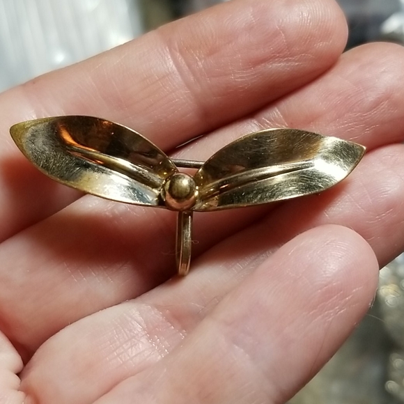 Mid-Century Abstract Aregal Brooch - Picture 3 of 5